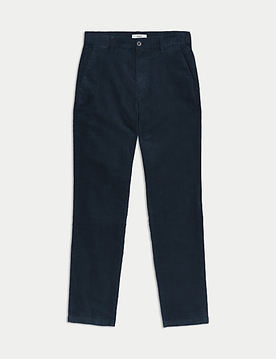 Regular Fit Corduroy Stretch Chinos