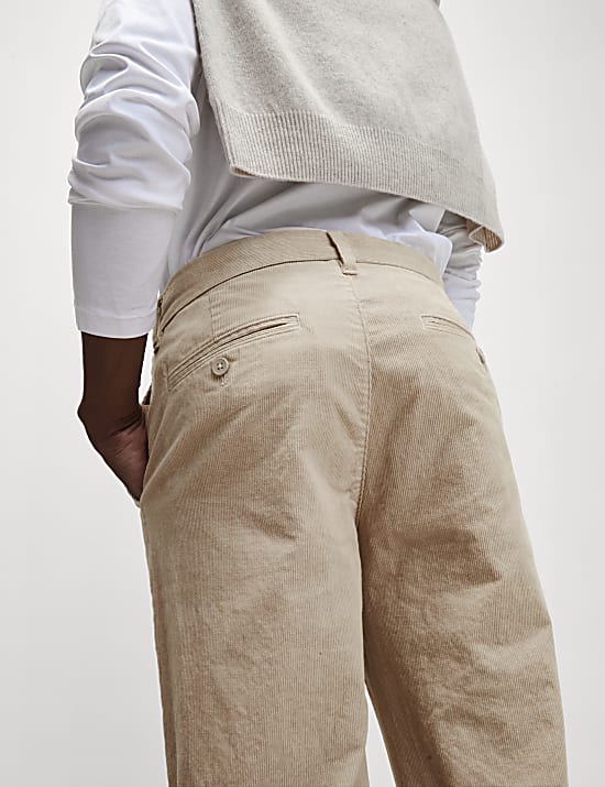 Regular Fit Corduroy Stretch Chinos
