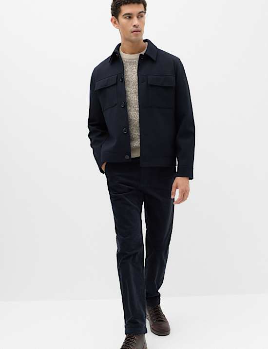 Regular Fit Corduroy Stretch Chinos