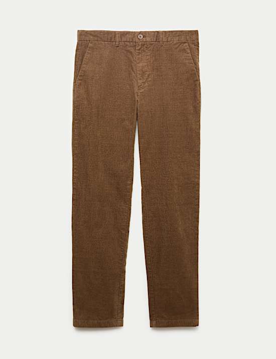 Regular Fit Corduroy Stretch Chinos
