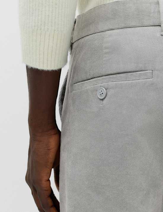 Regular Fit Corduroy Stretch Chinos