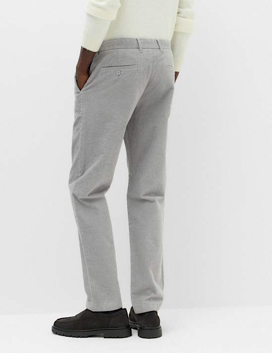 Regular Fit Corduroy Stretch Chinos