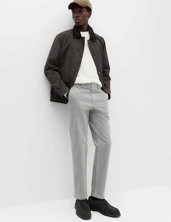 Regular Fit Corduroy Stretch Chinos