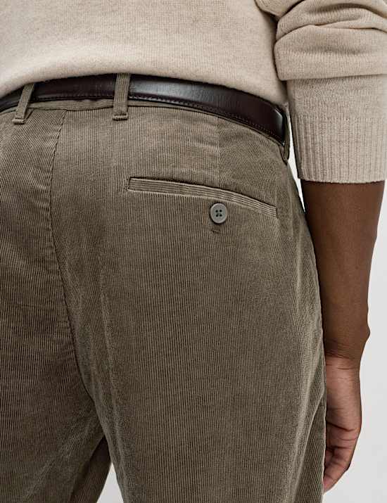 Regular Fit Corduroy Stretch Chinos