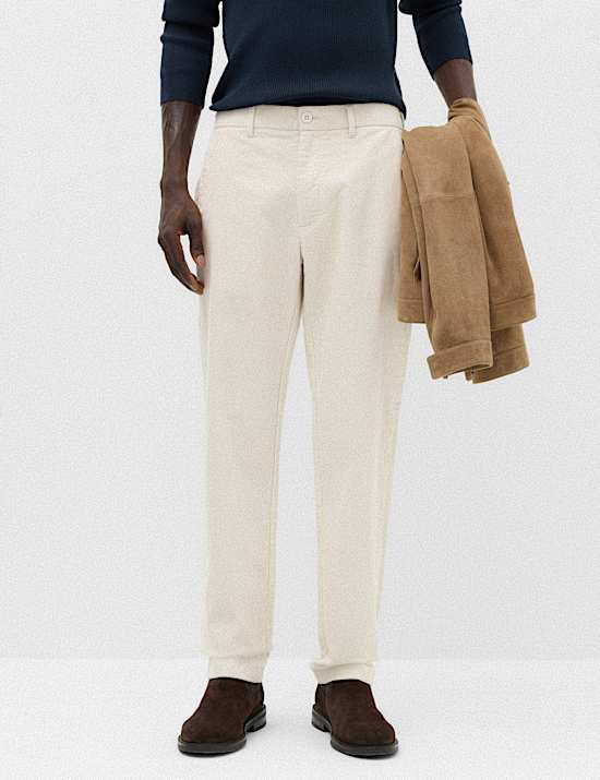 Regular Fit Corduroy Stretch Chinos
