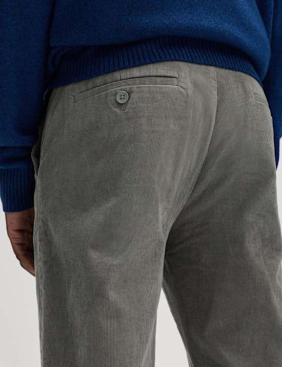 Regular Fit Corduroy Stretch Chinos