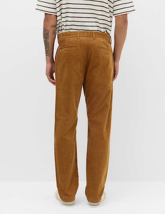 Regular Fit Corduroy Stretch Chinos