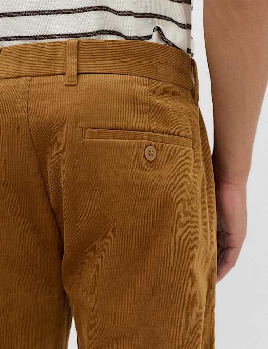 Regular Fit Corduroy Stretch Chinos