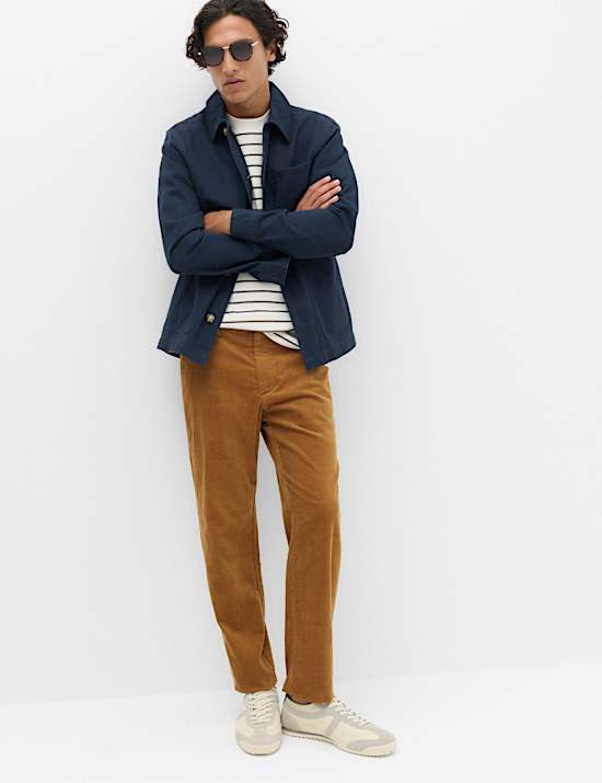 Regular Fit Corduroy Stretch Chinos