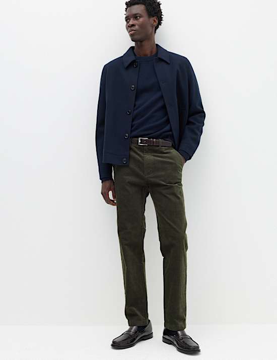 Regular Fit Corduroy Stretch Chinos