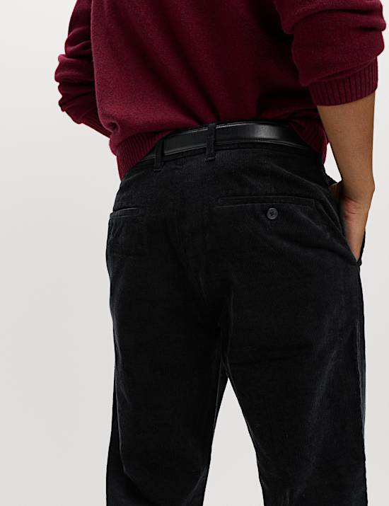 Regular Fit Corduroy Stretch Chinos