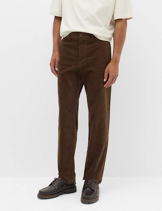Regular Fit Corduroy Stretch Chinos