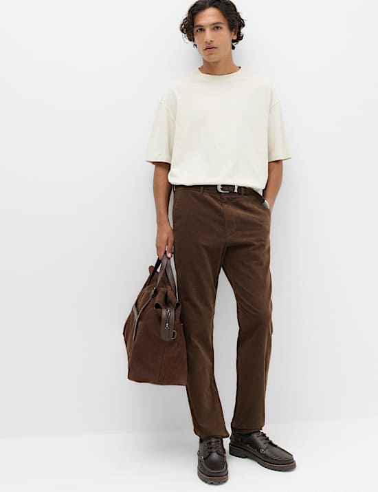 Regular Fit Corduroy Stretch Chinos