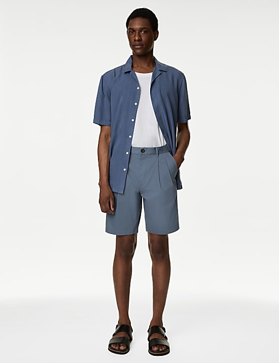 Super Lightweight Twin Pleat Chino Shorts