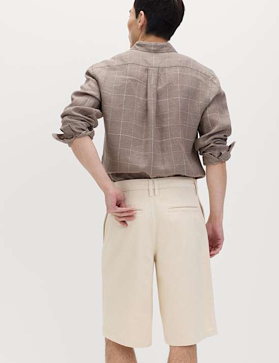 Regular Fit Pure Cotton Denim Shorts