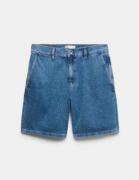 Pure Cotton Denim Shorts