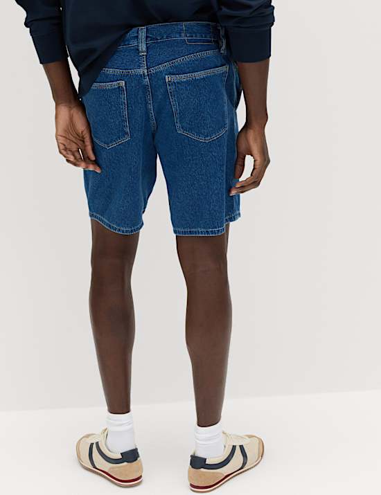Pure Cotton Denim Shorts