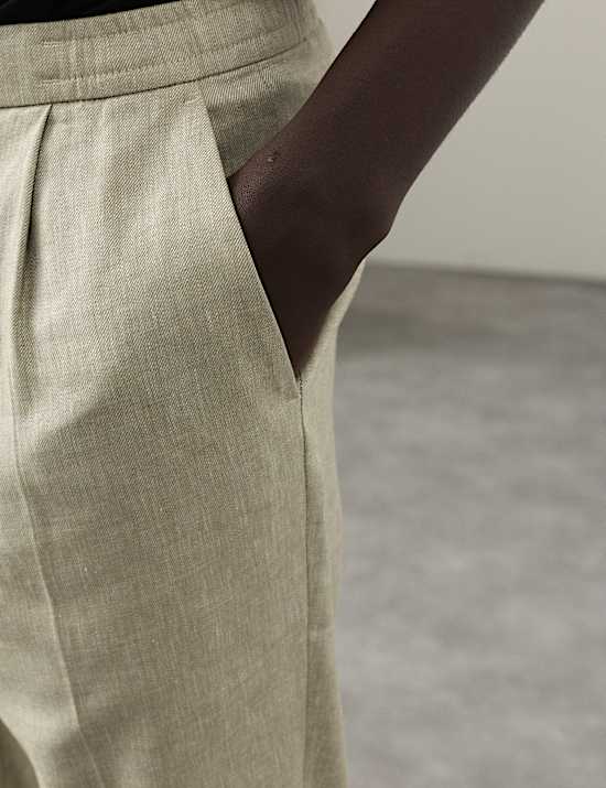 Performance Linen Blend Trousers