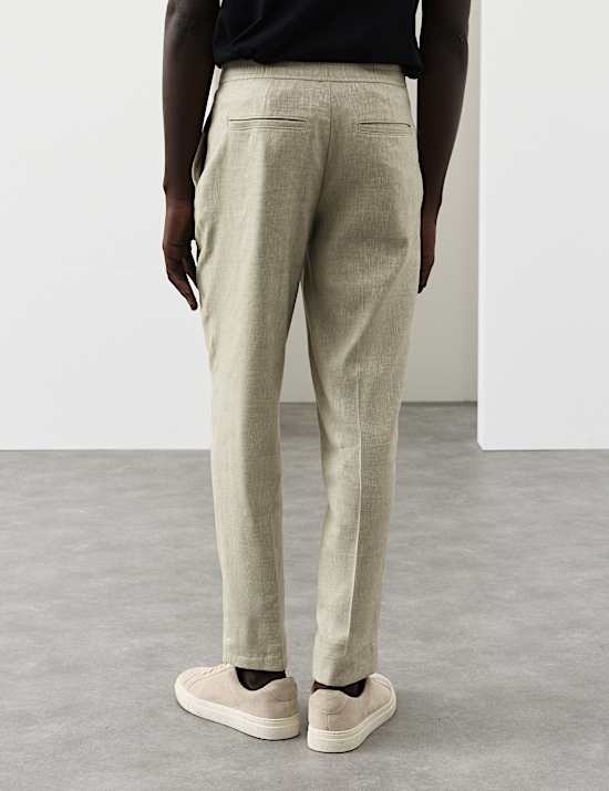 Performance Linen Blend Trousers