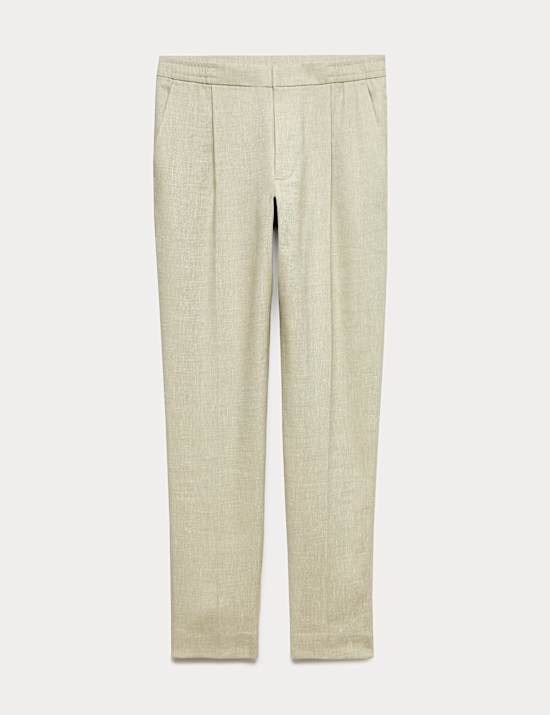 Performance Linen Blend Trousers