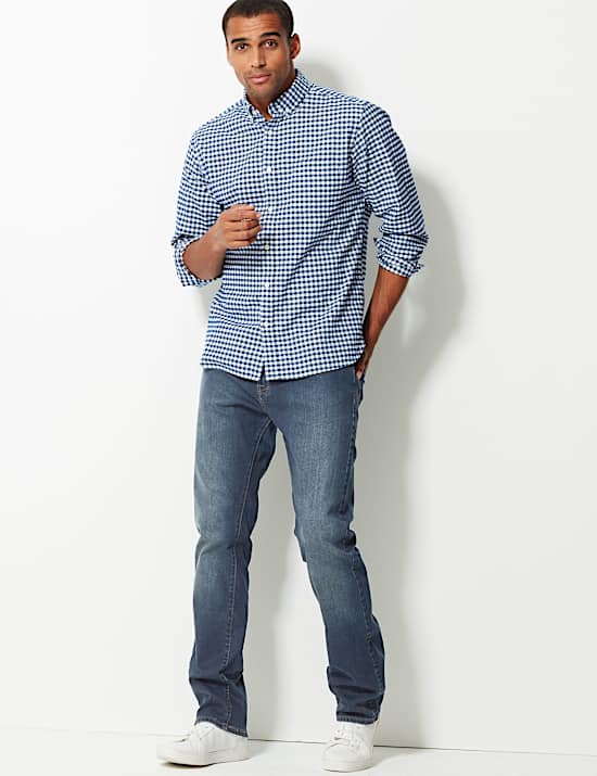 Jeans met rechte pasvorm en Stormwear&trade;