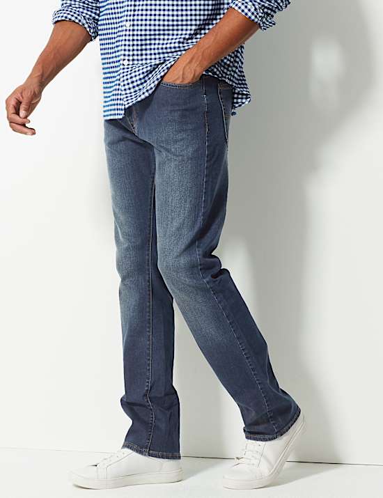 Jeans met rechte pasvorm en Stormwear&trade;