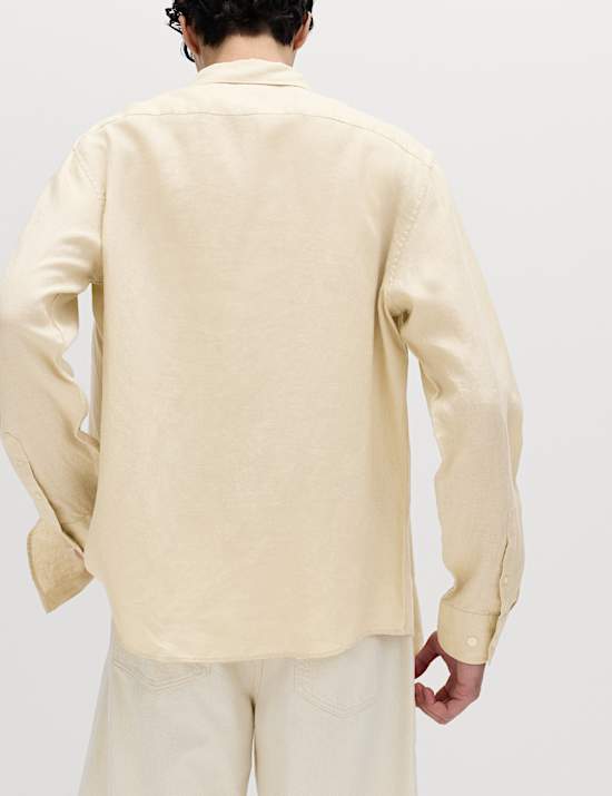 Regular Fit Pure Linen Shirt