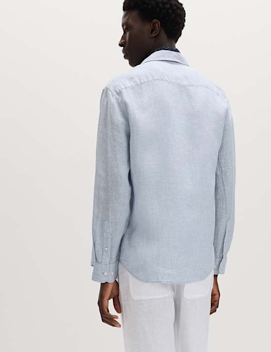 Regular Fit Pure Linen Shirt