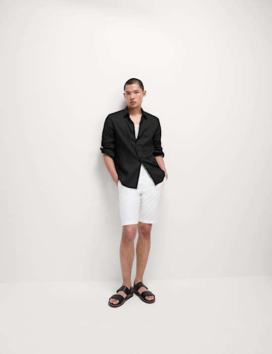 Regular Fit Pure Linen Shirt