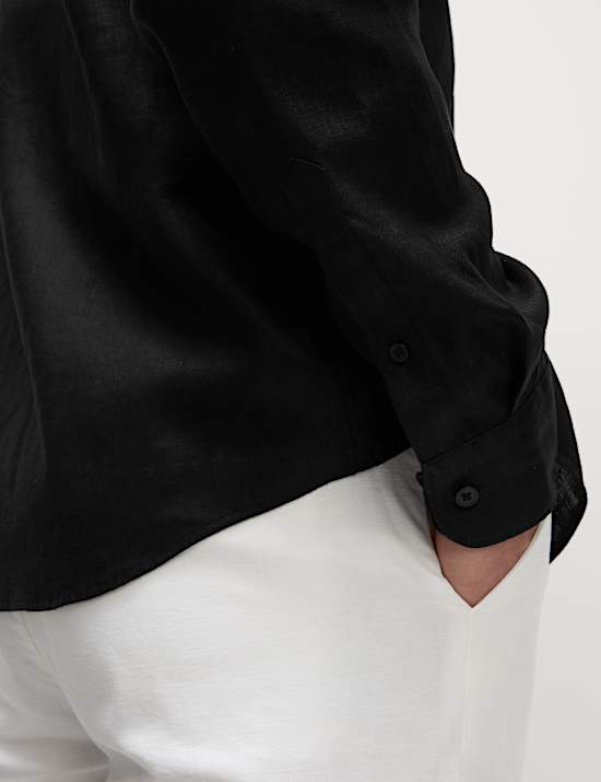 Regular Fit Pure Linen Shirt