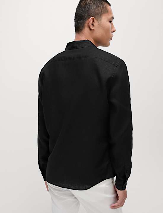 Regular Fit Pure Linen Shirt