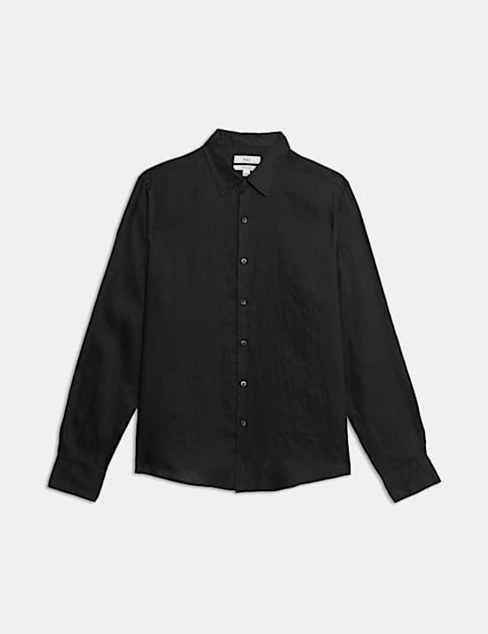 Regular Fit Pure Linen Shirt