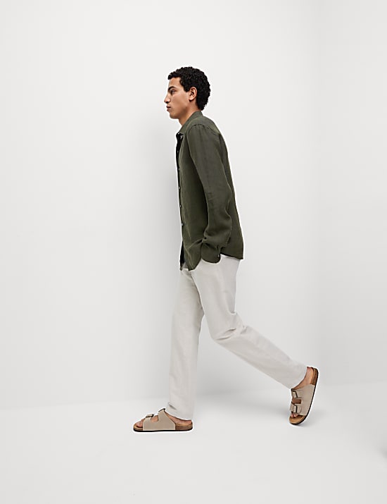 Slim Fit Pure Linen Shirt