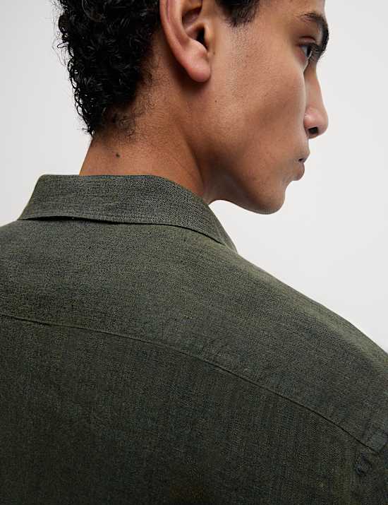 Slim Fit Pure Linen Shirt