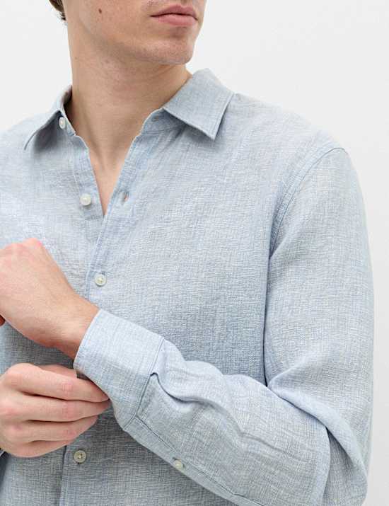 Slim Fit Pure Linen Shirt