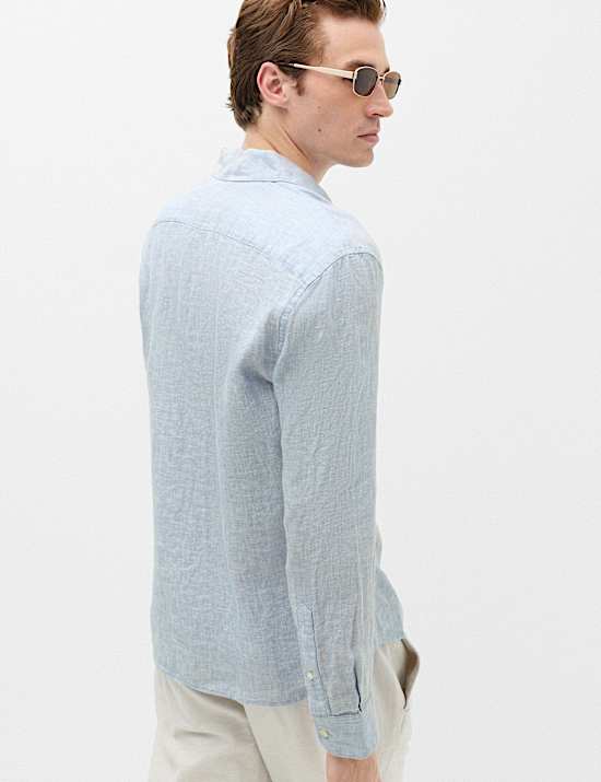 Slim Fit Pure Linen Shirt
