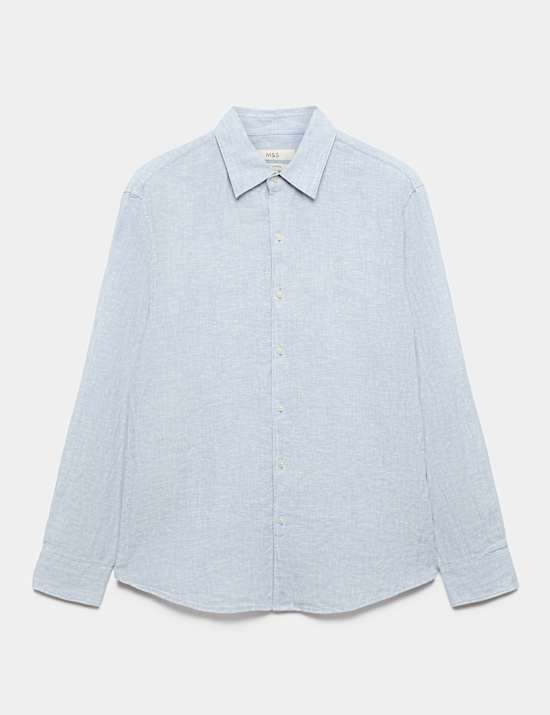 Slim Fit Pure Linen Shirt