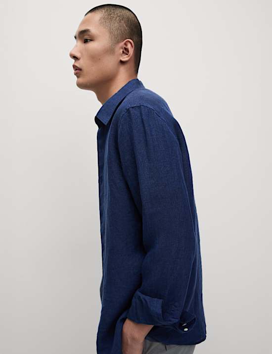 Slim Fit Pure Linen Shirt