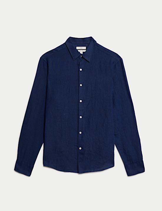 Slim Fit Pure Linen Shirt