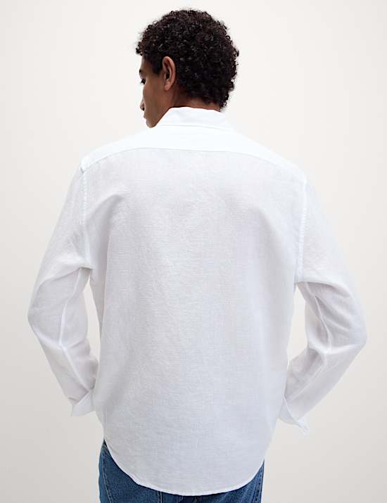 Cotton Linen Blend Shirt