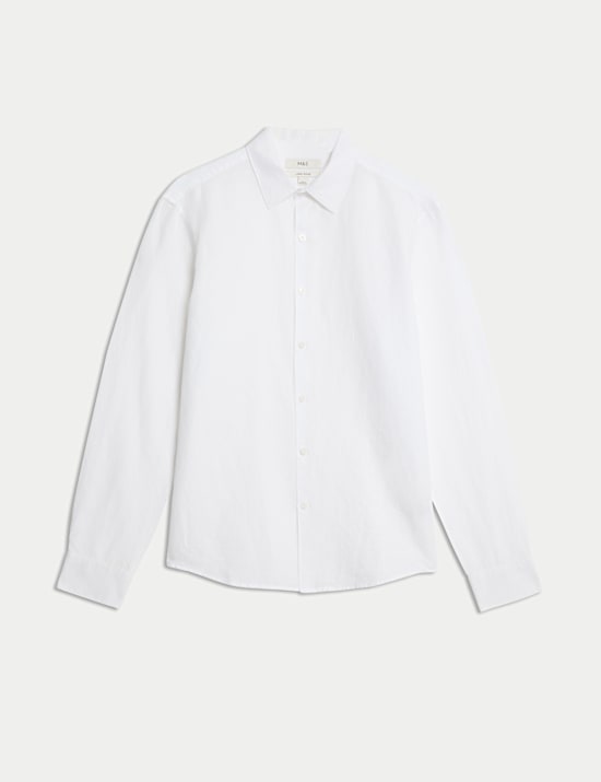 Cotton Linen Blend Shirt