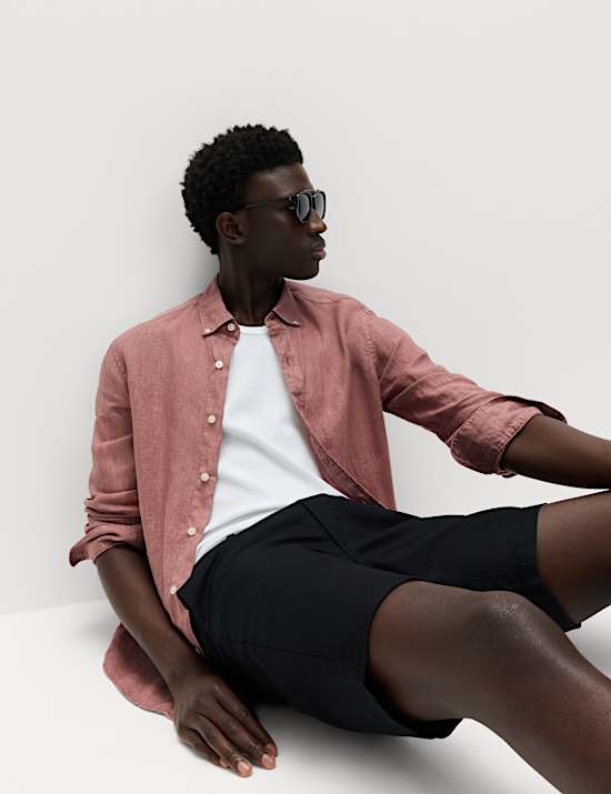 Slim Fit Pure Linen Shirt