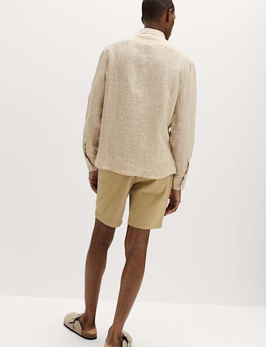 Pure Linen Check Shirt