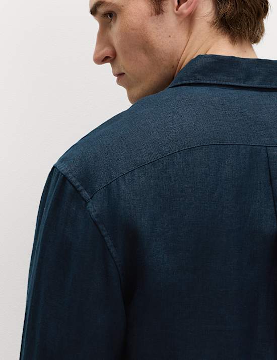 Relaxed Fit Pure Linen Shirt