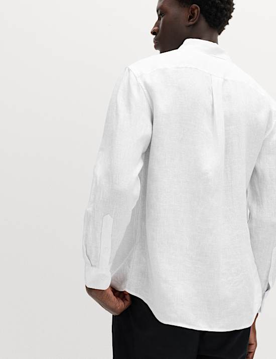 Relaxed Fit Pure Linen Shirt