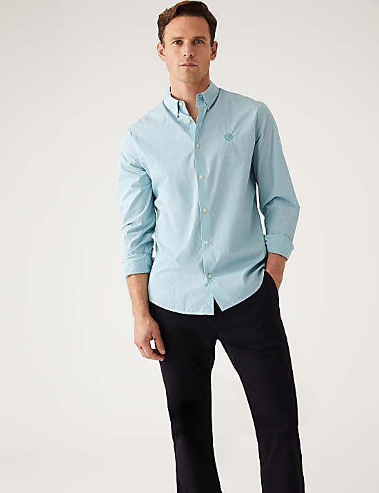 Pure Cotton Striped Shirt