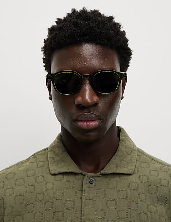 Easy Iron Pure Cotton Textured Shirt