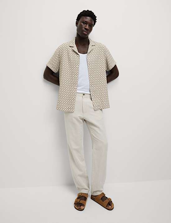 Cotton Rich Jacquard Shirt