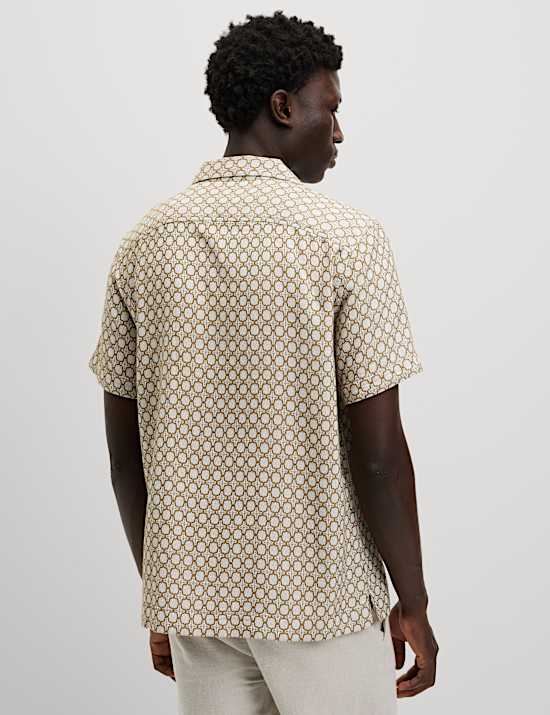 Cotton Rich Jacquard Shirt