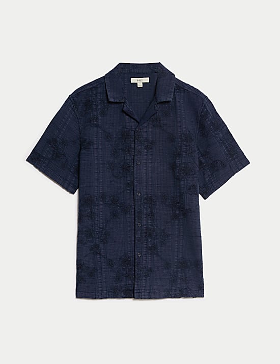 Pure Cotton Seersucker Shirt